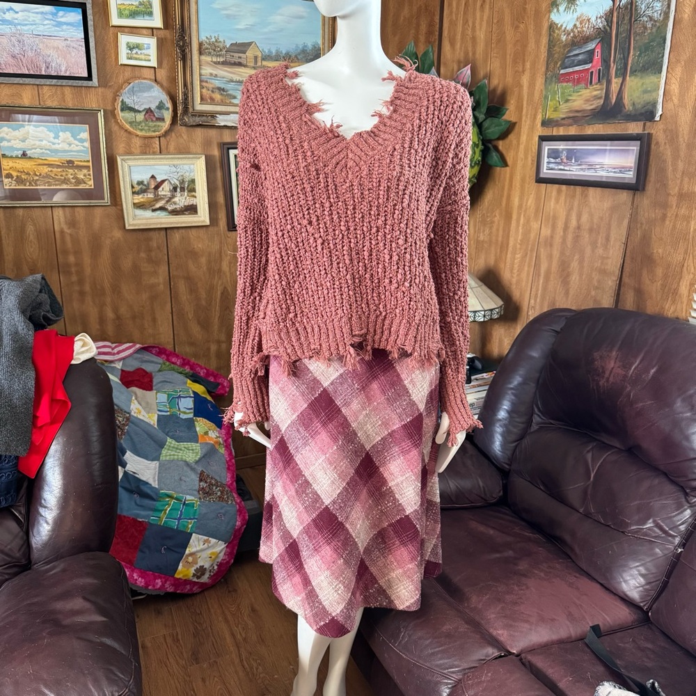 Miracle Boho Oversized Distressed Sweater